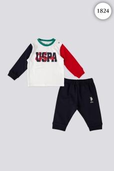 1824 Костюм детский U.S POLO ASSN. КРЕМОВЫЙ фото 77426