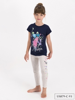 879-G Комплект для девочки U.S POLO ASSN. v1 СИНИЙ фото 78821