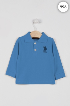 998 Лонгслив детский U.S POLO ASSN. ИНДИГО фото 79406