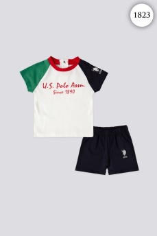 1823 Костюм детский U.S POLO ASSN. КРЕМОВЫЙ фото 77425