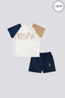 1839 Костюм детский U.S POLO ASSN. КРЕМОВЫЙ фото 77448