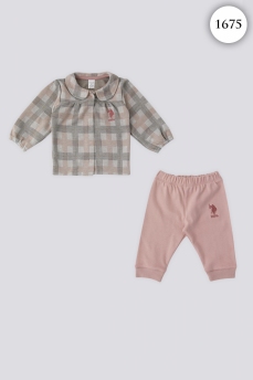 1675 Костюм детский U.S POLO ASSN. РОЗОВЫЙ фото 77283