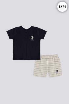 1874 Костюм детский U.S POLO ASSN. КРЕМОВЫЙ фото 77465