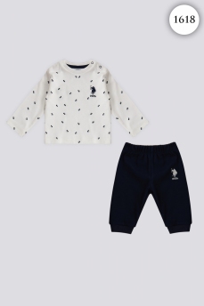 1618 Костюм детский U.S POLO ASSN. КРЕМОВЫЙ фото 77209