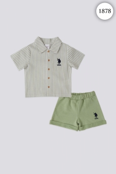 1878 Костюм детский U.S POLO ASSN. ЗЕЛЕНЫЙ фото 77471
