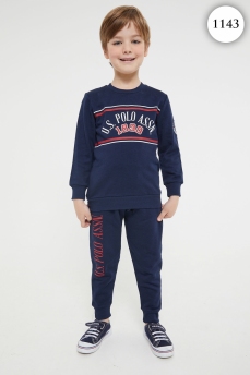1143 Комплект для мальчика U.S POLO ASSN. v2 ТЕМНО-СИНИЙ фото 76575