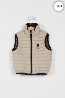 1021 Жилет детский U.S POLO ASSN. КАПУЧИНО фото 76255