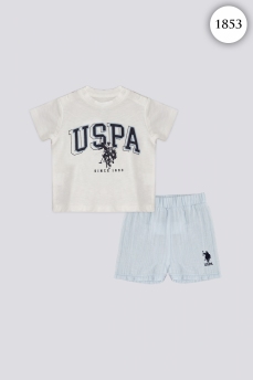 1853 Костюм детский U.S POLO ASSN. КРЕМОВЫЙ фото 77460