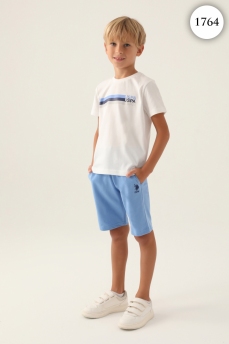 1764 Комплект для мальчика U.S POLO ASSN. v2 КРЕМОВЫЙ фото 77366