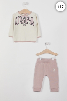 917 Костюм детский U.S POLO ASSN. СВЕТЛО-РОЗОВЫЙ фото 78967